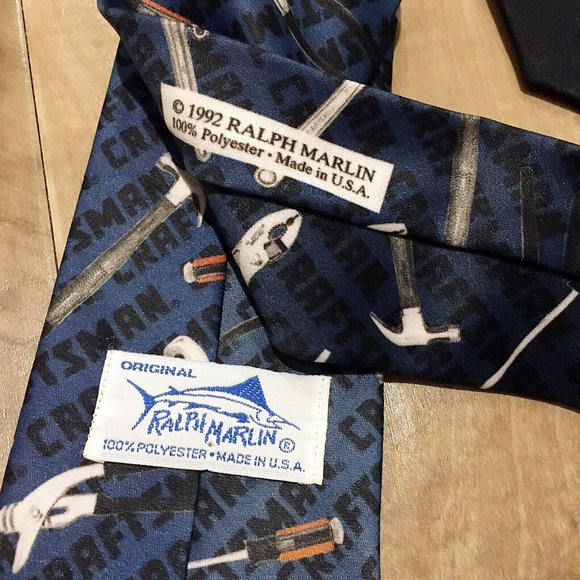 Ralph Marlin Vintage 1992 CRAFTSMAN Tool Novelty Neck Tie 56.5 x 3 - Picture 2 of 6